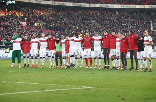 Der VfB Stuttgart besiegte Eintracht Frankfurt im heimischen Stadion. Foto: Bongarts