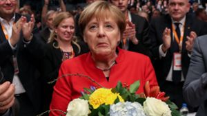 Angela Merkel erreichte bei ihrer Wiederwahl zur Vorsitzenden das schlechteste Ergebnis in ihrer Amtszeit als Kanzlerin. Foto: dpa