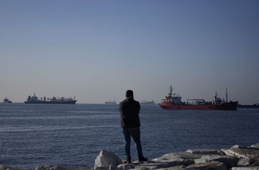Engpass Bosporus – für Transportschiffe, die Lebensmittel aus der Ukraine ausführen, wird es doppelt eng, weil auch das Getreideabkommen mit Russland wackelt. Foto: dpa/Khalil Hamra