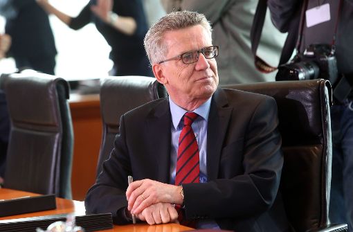 Bundesinnenminister Thomas de Maizière (CDU) hat einheitliche Regeln in Bund und Ländern bei der Terrorbekämpfung gefordert. Foto: AFP