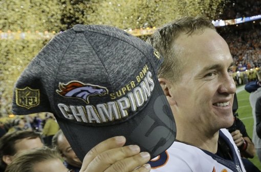 Der Spielmacher Peyton Manning gewinnt mit den Denver Broncos den 50. Super Bowl. Foto: AP