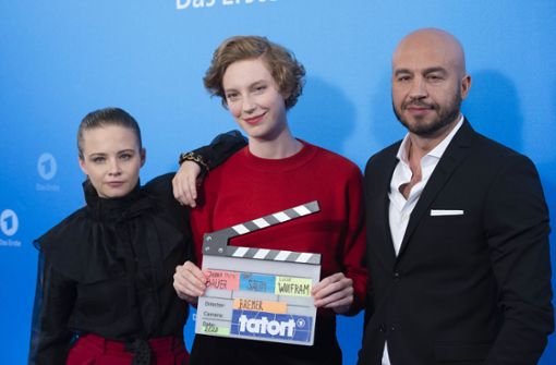 Das neue Team des „Tatorts“ aus Bremen: Jasna Fritzi Bauer, Luise Wolfram, Dar Salim (von links) Foto: Sven Simon/Malte Ossowski
