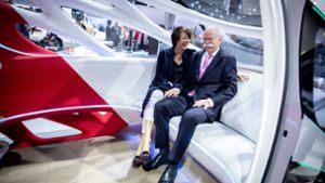 Dieter Zetsche mit seiner Frau Anne Foto: dpa