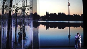 Die schöne blaue Donau als Fototapete Foto: Karl Forster/Festspiele