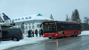 Bei jedem Wetter: Der Bus fährt auch im Schwarzwald. Foto: imago/Eibner/Hahne