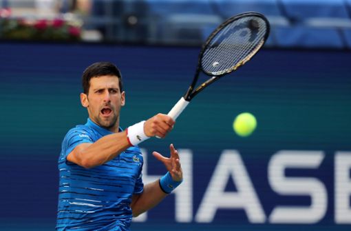 Novak Djokovic ist bei den US Open disqualifiziert worden. (Archivbild) Foto: AFP/ELSA