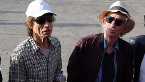 Keith Richards (rechts) hat sich bei Bandkollege Mick Jagger entschuldigt Foto: dpa