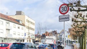 Seit Ende vergangenen Jahres stehen unter anderem am Elbenplatz neue Tempo-30-Schilder. Foto: Eibner-Pressefoto/Sandy Dinkelacker