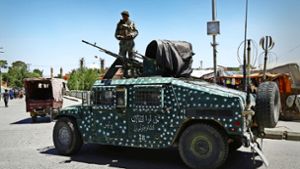 Die Sicherheitskräfte der afghanischen Regierung haben die Straßen von Ghasni wieder von den Taliban zurückerobert. Foto: AFP