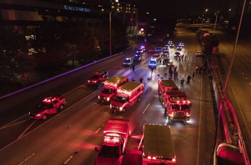Zwei Frauen wurden bei einer Demonstration in Seattle überfahren. Foto: AP/James Anderson