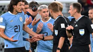 Uruguay kommt gegen Südkorea nicht über ein Unentschieden hinaus. Foto: AFP/JUNG YEON-JE