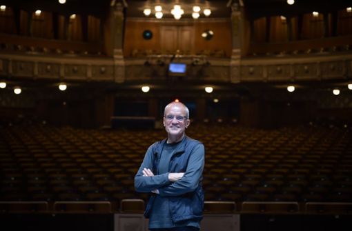 Reid Anderson auf der Bühne des Stuttgarter Opernhauses Foto: Stuttgarter Ballett / Roman Novitzky