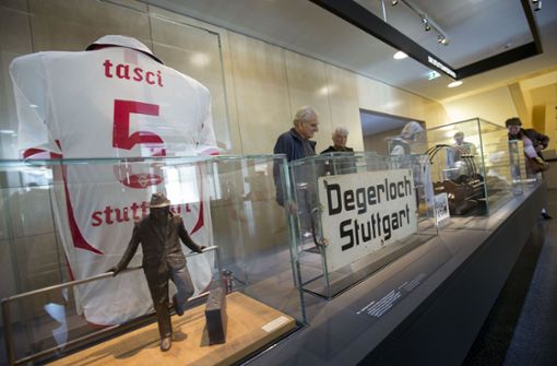 Die Ausstellung zeigt auch die Fußballstadt Stuttgart. Foto: Lichtgut/Leif Piechowski