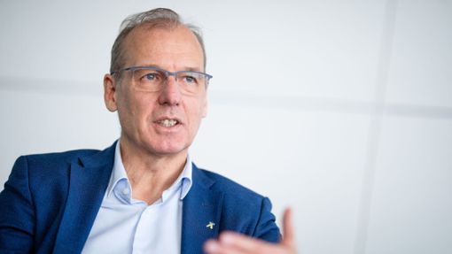 Transnet-BW-Chef Werner Götz drängt darauf, dass die Kraftwerkspläne der Ampel-Koalition rasch konkretisiert werden. Foto: Christoph Schmidt/dpa