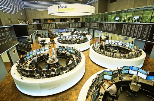 Die Profis im  Handelssaal der Deutschen Börse prägen die Vorstellungen vom Aktienmarkt. Foto: dpa/Frank Rumpenhorst