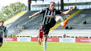 Aalens Stürmer Steffen Kienle wurde beim Spiel in Hoffenheim verletzt. (Archivbild) Foto: IMAGO/Eibner/IMAGO/EIBNER/Michael Schmidt