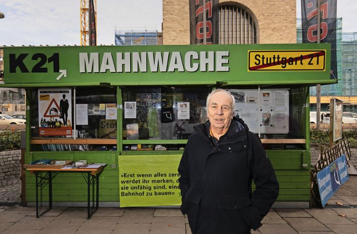 Stuttgart 21-Gegner: Was treibt einen Aktivisten der Mahnwache nach zwölf Jahren noch an?