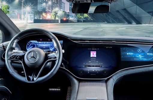 Mercedes-Benz tut sich für das Sounderlebnis im EQE-SUV mit dem Streamingdienst Apple Music zusammen, der Dolby-Atmos-Daten liefert. Foto: Mercedes-Benz AG