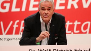 Wolf-Dietrich Erhard hat sich jüngst von seinem Amt als Vorsitzender des VfB-Vereinsbeirats zurückgezogen Foto: Baumann