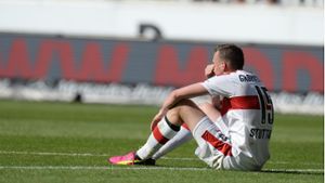 Kevin Großkreutz nach der Niederlage gegen Mainz Foto: dpa