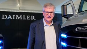 Der  Vorstand  der Daimler Truck AG soll auch dem Vorstand der Daimler Truck Holding AG unter der Führung von Martin Daum angehören. (Archivbild) Foto: dpa/Axel Postinett