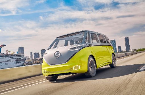 600 Kilometer Reichweite soll der Elektro-Bulli laut Volkswagen haben. Foto: Volkswagen AG/dpa