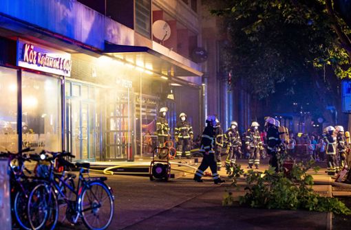 In einer Gaststätte in Sindelfingen brach am Mittwochabend der Brand aus. Foto: 7aktuell.de/Marc Gruber/7aktuell.de | Marc Gruber