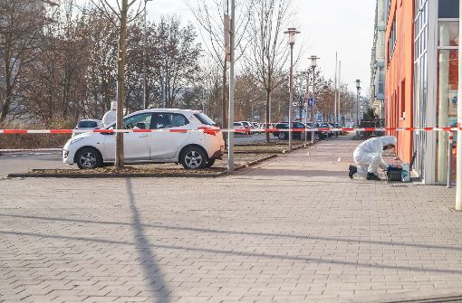 Mehrere Schüsse beschädigten geparkte Autos in Bietigheim-Bissingen. Die Polizei ermittelt. Foto: SDMG