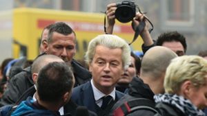 Der  Rechtspopulist Wilders hat am Samstag Marokkaner als „Abschaum“ bezeichnet. Foto: AFP