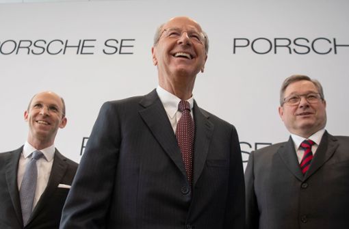 Porsche SE Vorstandschef Hans Dieter Pötsch bekannt sich zu Volkswagen Foto: dpa