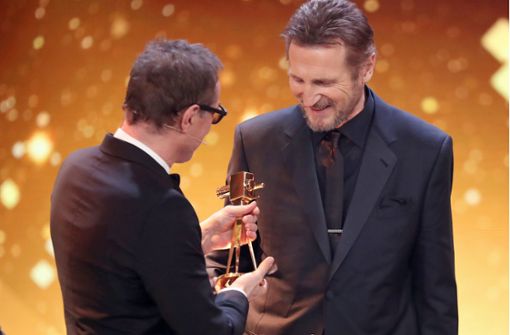 Der 65-jährige Liam Neeson bekommt in der internationalen Kategorie die Goldene Kamera für sein Lebenswerk. Foto: dpa-Pool