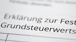 Am 31. Januar endet die bereits verlängerte Abgabefrist für die Grundsteuererklärung. Foto: dpa/Bernd Weißbrod