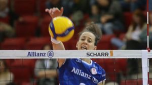 Maria Segura machte zum Auftakt der Finalserie 14 Punkte für Allianz MTV Stuttgart. Foto: Pressefoto Baumann