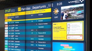 Fast alle Flüge von und nach Funchal wurden annulliert. Foto: dpa-Zentralbild