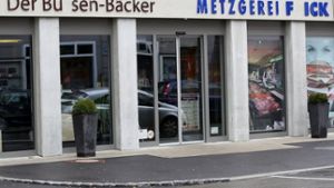 Schon zum dritten Mal haben Buchstabendiebe diese Geschäfte in Bad Saulgau heimgesucht Foto: dpa
