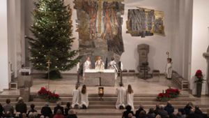 Weihnachten 2019 in St. Eberhard – ein Bild aus einer anderen, Corona-freien Zeit. Foto: Lichtgut/Julia Schramm