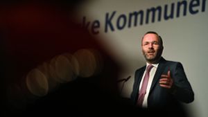 Gegenwind aus den eigenen Reihen: Manfred Weber, Chef der Fraktion der christdemokratischen Parteienfamilie im Europa-Parlament. Foto: dpa/Nicolas Armer