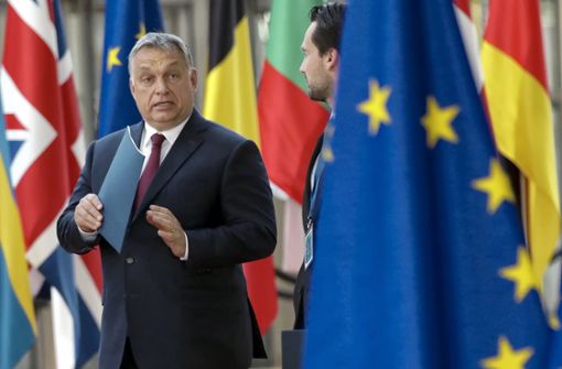 Viktor Orban: Kritiker in den eigenen Reihen der EVP nannte Ungarns starker Mann „nützliche Idioten“. Foto: AP