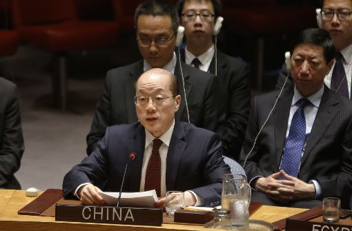 Der UN-Botschafter Chinas, Liu Jieyi, trägt im UN-Sicherheitsrat verschärfte Sanktionen gegen Nordkorea mit. Foto: AP