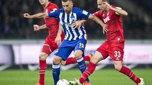 Vedad Ibisevic trifft seit seinem Abgang vom VfB Stuttgart wieder nach Belieben. Für die Hertha aus Berlin.  Foto: dpa