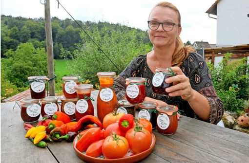 Ivana Mörsel hat ein Faible fürs Kochen – und zaubert Feines aus Gemüse und Obst. Foto: /Ralf Poller