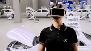 Mercedes-Benz richtet neue Fabriken künftig zuerst in der virtuellen Welt ein. Die Basis bildet die Omniverse-Plattform von Nvidia. Foto: Mercedes-Benz AG