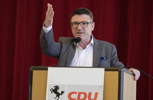CDU-Kreisparteichef Stefan Kaufmann hat den geplanten Parteitag am 21. März wegen des grassierenden Coronavirus abgeblasen. Foto: Lichtgut/Michael Latz