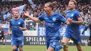 Sinan Tekerci und die Kickers jubelten in Mainz. (Archivbild) Foto: Pressefoto Baumann/Julia Rahn