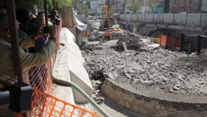 Die Archäologen machten die Entdeckung im Stadtteil Tlatelolco bereits im März, die Informationen wurden vom Nationalen Institut für Anthropologie und Geschichte (Inah) aber erst jetzt veröffentlicht. Foto: dpa