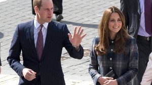 Herzogin Kate und ihr Ehemann, Prinz William, sind auf Besuch in Schottland. Foto: dpa