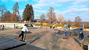 Weitere Geräte sollen das Lichtenwalder Jugendareal mit Skatepark ergänzen. Foto: /Peter Stotz