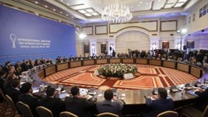 In der kasachischen Hauptstadt Astana treffen die Konfliktparteien zu Gesprächen aufeinander. Foto: AP
