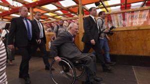 Bundesfinanzminister Wolfgang Schäuble besucht eine Festveranstaltung des Branchenverbandes Dehoga. Foto: 7aktuell