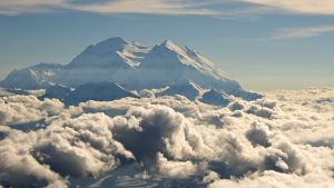 Seit 1898 als Mount McKinley bekannt: Der Denali, höchster Berg Nordamerikas. Foto: Holland America Line/AP